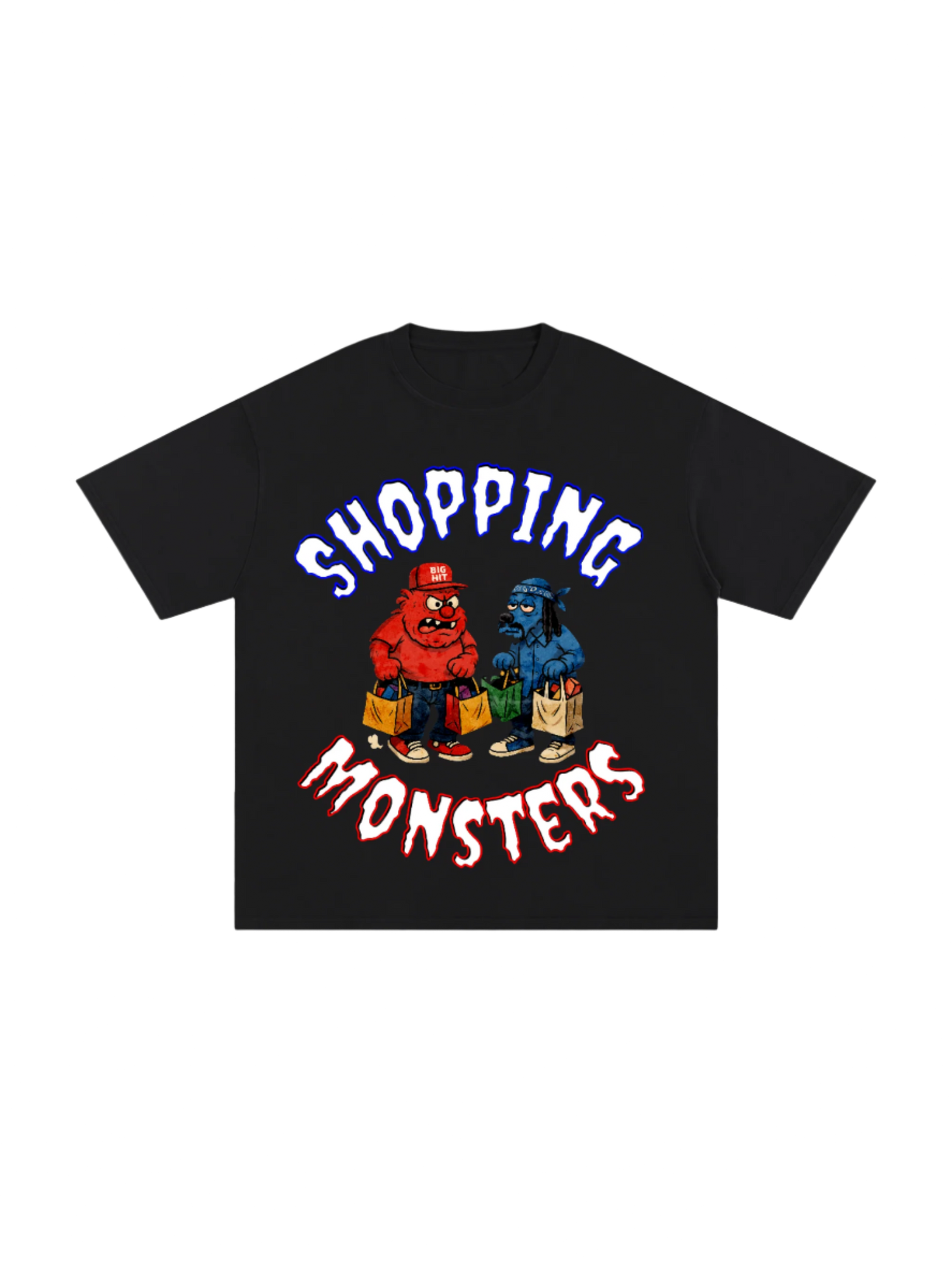 Shopping Monsters Graphic Tee