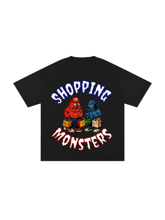Shopping Monsters Graphic Tee